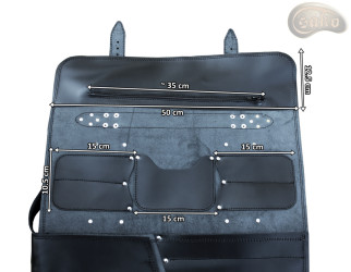 Borsa / custodia per coltelli COGNAC ( modello 2)