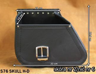 Borsa da moto S76 SKULL H-D SPORTSTER senza staffa