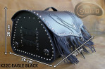 Bauletto per moto K22 BLACK EAGLE
