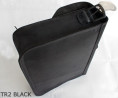 Borsa a tracolla in pelle TR2 BLACK