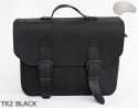Borsa a tracolla in pelle TR2 BLACK