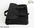 Borsa a tracolla in pelle TR2 BLACK