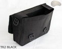 Borsa a tracolla in pelle TR2 BLACK