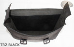 Borsa a tracolla in pelle TR2 BLACK