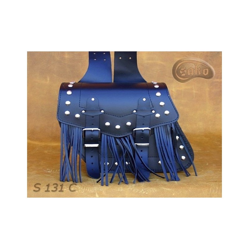 LEATHER SADDLEBAGS S131