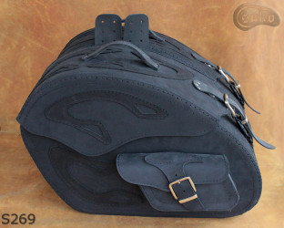 LEATHER SADDLEBAGS S269 *TO REQUEST*
