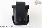 Copri fondina E3 BLACK MATT per il tamburo del revolver Remington calibro 44 COLT1860