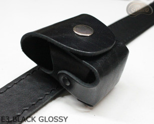 Copri fondina E3 BLACK GLOSSY per il tamburo del revolver Remington calibro 44 COLT1860