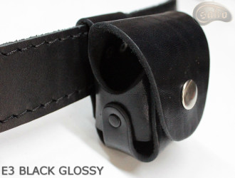 Copri fondina E3 BLACK GLOSSY per il tamburo del revolver Remington calibro 44 COLT1860