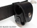 Copri fondina E3 BLACK GLOSSY per il tamburo del revolver Remington calibro 44 COLT1860