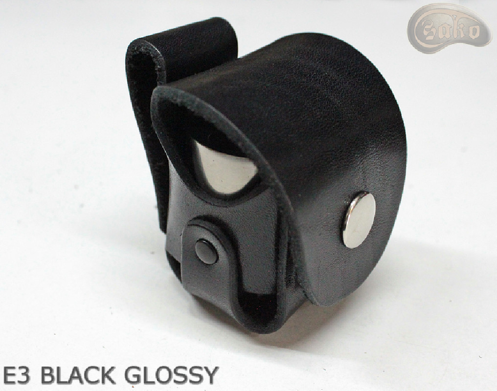 Copri fondina E3 BLACK GLOSSY per il tamburo del revolver Remington calibro 44 COLT1860