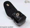 Copri fondina E3 BLACK GLOSSY per il tamburo del revolver Remington calibro 44 COLT1860