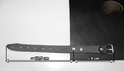 Protezione coscia in pelle per cintura dei pantaloni