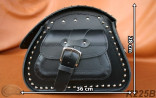 Bauletto per moto K225 con serratura e tasche  *Su richiesta*