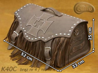 Bauletto per moto K40 BROWN  *Su richiesta*