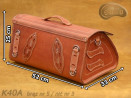 Bauletto per moto K40 ORANGE  *Su richiesta*