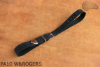 Cintura per pantaloni in pelle PA10 W&ROGERS con puntale in metallo