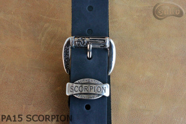 Cintura per pantaloni in pelle PA15 SCORPION