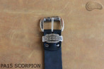 Cintura per pantaloni in pelle PA15 SCORPION