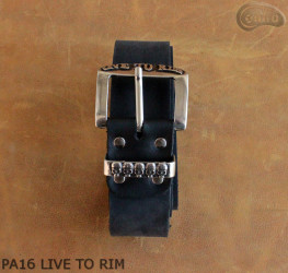 Cintura per pantaloni in pelle PA16 LIVE TO RIM
