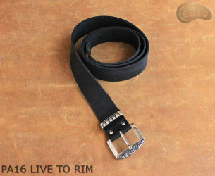 Cintura per pantaloni in pelle PA16 LIVE TO RIM
