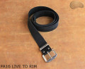 Cintura per pantaloni in pelle PA16 LIVE TO RIM