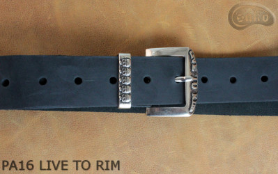 Cintura per pantaloni in pelle PA16 LIVE TO RIM