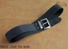 Cintura per pantaloni in pelle PA16 LIVE TO RIM