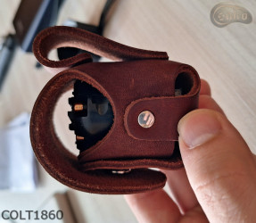 Copri fondina E3 MARRONE3 per il tamburo del revolver Remington calibro 44  COLT1860