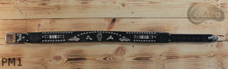 PM1 bőr öv motoros stílusú nadrághoz. HOSSZ ~ 105 cm