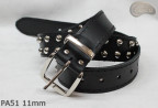 Cintura per pantaloni/gonna in pelle PA51 con rivetti decorativi da 11 mm