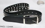 Cintura per pantaloni/gonna in pelle PA51 con rivetti decorativi da 11 mm