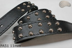 Cintura per pantaloni/gonna in pelle PA51 con rivetti decorativi da 11 mm