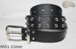 Cintura per pantaloni/gonna in pelle PA51 con rivetti decorativi da 11 mm