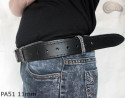 Cintura per pantaloni/gonna in pelle PA51 con rivetti decorativi da 11 mm