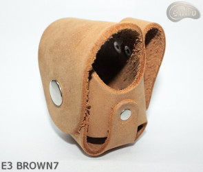 E3 BROWN7 holster case for the Remington 44 caliber revolver drum  COLT1860