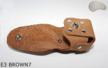 Copri fondina E3 MARRONE7 per il tamburo del revolver Remington calibro 44  COLT1860