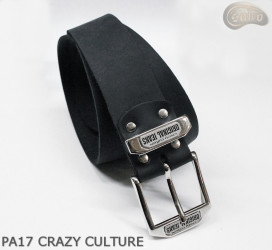 Cintura per pantaloni in pelle PA17 CRAZY CULTURE