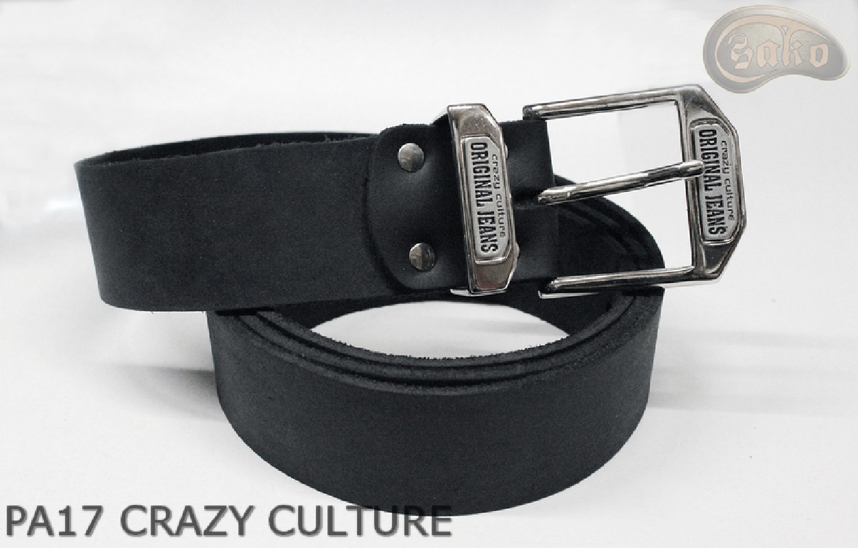 Cintura per pantaloni in pelle PA17 CRAZY CULTURE