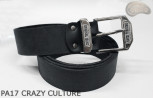 Cintura per pantaloni in pelle PA17 CRAZY CULTURE