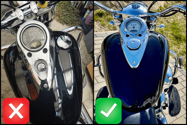 Cintura serbatoio moto per  Kawasaki VN 2000 Vulcan