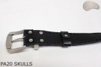 Cintura per pantaloni/gonna in pelle PA20 SKULLS
