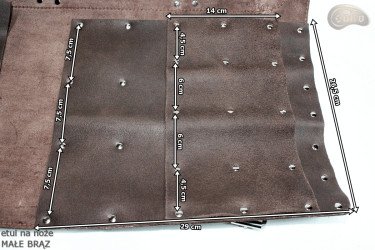 Housse pour sac / couteau  PETIT BRUN