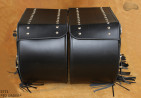 Leather motorcycle saddlebags S771 *MADE TO ORDER*