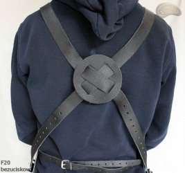 Bőr védőkötény F20 Érintésmentes hentes/hegesztő/szakács/barbecue/lakatos