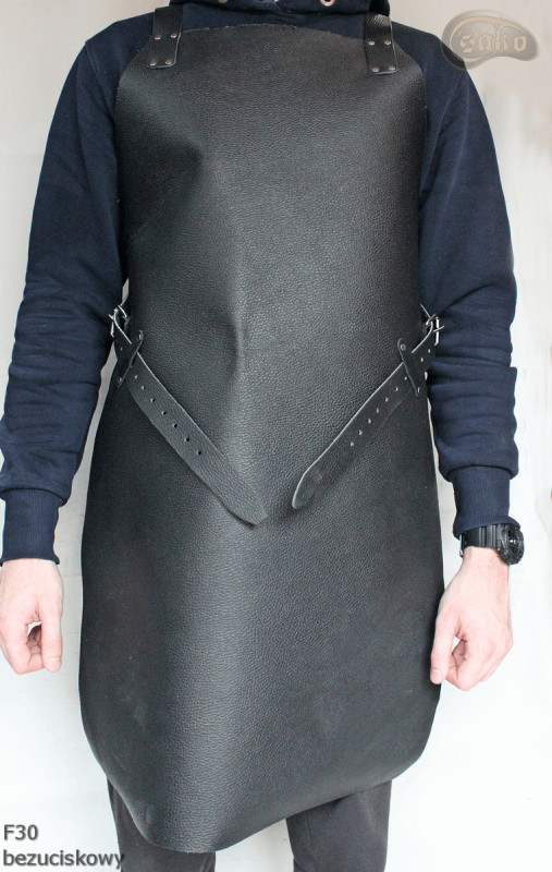 Grembiule protettivo in pelle F30 senza pressione macellaio/saldatura/cuoco/barbecue/fabbro