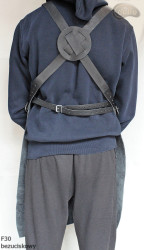 Grembiule protettivo in pelle F30 senza pressione macellaio/saldatura/cuoco/barbecue/fabbro