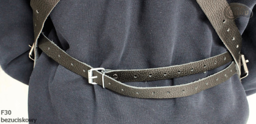 Grembiule protettivo in pelle F30 senza pressione macellaio/saldatura/cuoco/barbecue/fabbro