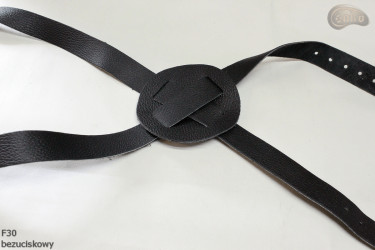 Tablier de protection en cuir F30 sans pression boucher/soudure/chef/barbecue/serrurier