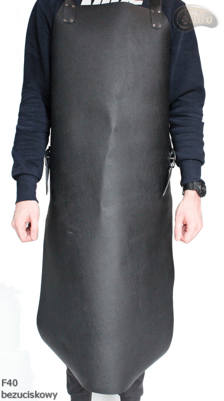 Grembiule protettivo in pelle F40 senza pressione macellaio/saldatura/cuoco/barbecue/fabbro